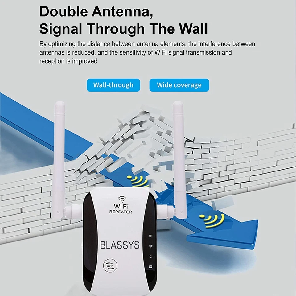 WiFi Range Extender 300Mbps I Wireless WiFi Signal Booster for Home Network - Image 4 of 4