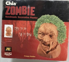 Chia Pet Zombie Creepy Holden NEW- in Box Factory Sealed 2014 Joseph Enterprises