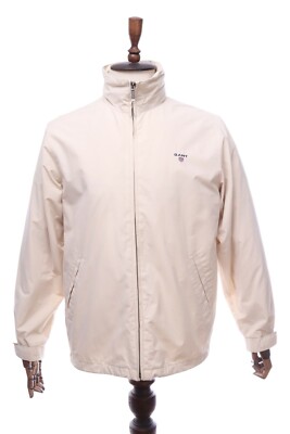 GANT Beige Full Zip IVY Shell Jacket Size M
