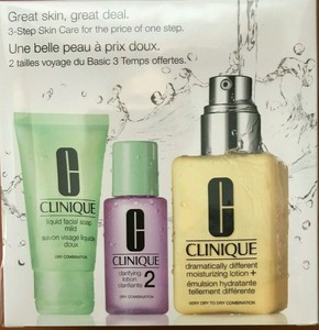clinique skin care pack