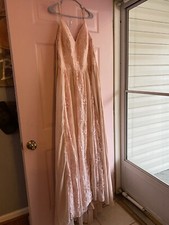 Pink Boho Wedding Dress