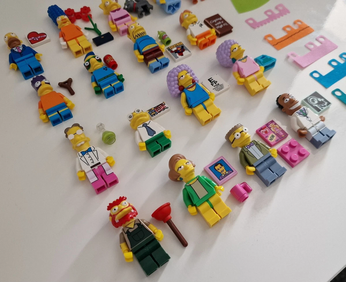 LEGO Set The Simpsons Series 2 Full Minifigures And Accessories Set New Bart