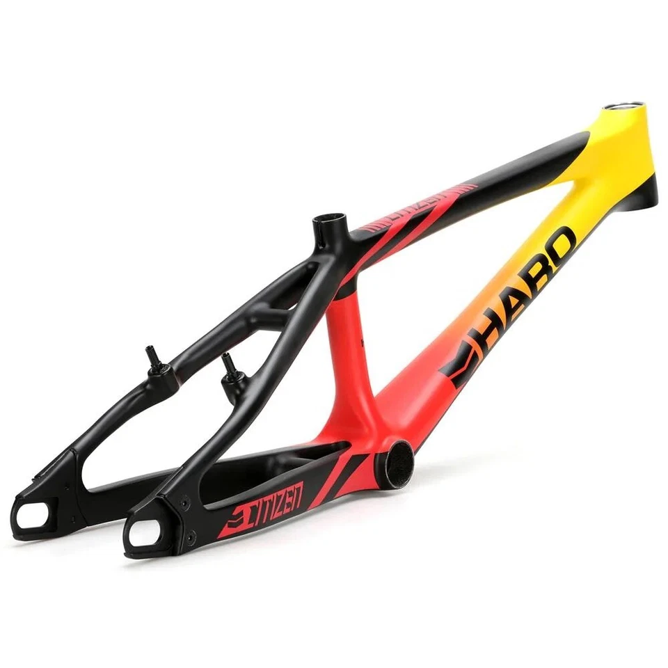 Combo de quadro e garfos HARO BMX Citizen Carbon Pro XL 21" laranja/vermelho - Imagem 4 de 4