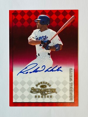 Rondell White 1998 Donruss Signature Series Autograph SP Montreal Expos