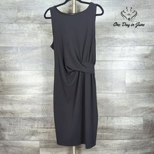 Talbots Petite Tie Waist Sleeveless Dress Size PXL