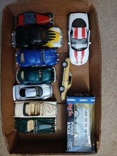 Lot Of 10 Used Mixed Brand Toy Cars WELLY Maisto Volkswagen Bug