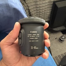 Canon EF 35-80mm F/4-5.6 AF Wide Angle Power Zoom Lens.