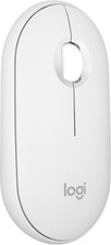 Logitech Pebble Mouse 2 M350s Slim Bluetooth Wireless Mouse Portable - White UK
