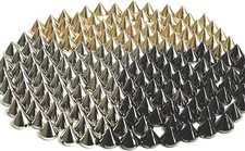 Bullet Cone Pyramid Beads 8mm Spike Studs 300PCS for DIY