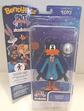 Space Jam A New Legacy Daffy Duck Bendyfigs 6" Figure W/ Stand Damaged Card