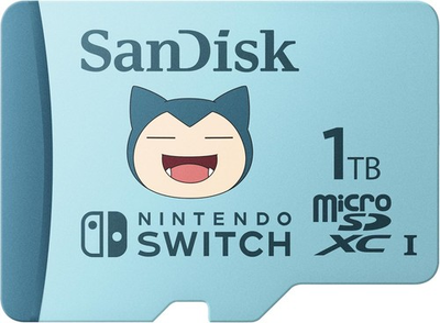 #ad SanDisk 1TB Nintendo Switch Pokemon Edition Micro SD MicroSDXC UHS I Gaming Card $54.99