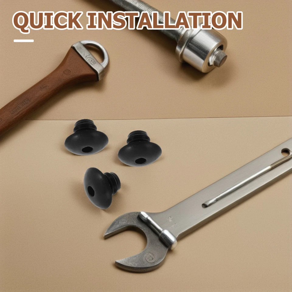 50 Piezas Clavijas Gancho Cerraduras Tapones Negro Accesorios Clips Foto 3 de 4