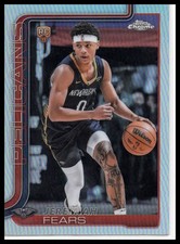 2025 Topps Chrome #257 Jeremiah Fears Refractor RC