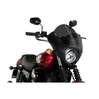 Puig Halbverkleidungs-Windschutzscheibe Dark Night Harley D. Street 750 XG750 15