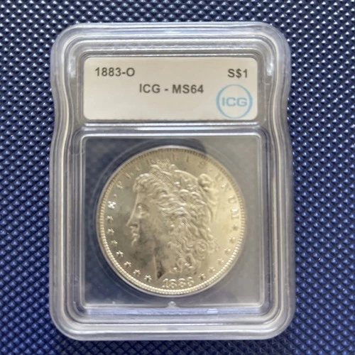 1883-O Morgan Silver Dollar MS64 ICG