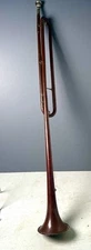 Early 1930s Frank Holton & Co Legionnaire Herald Bugle Rare 32 1/2” w Mouthpiece