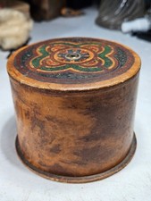 Rare Antique German DRGM Hand-Painted Floral Twine Dispenser