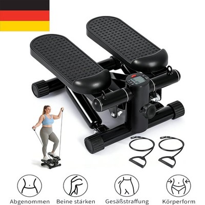 Mini Stepper Für Zuhause Up-Down Swing Stepper Mit Zugbänder Stepper bis 220lbs