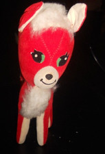 vintage Dream Pets R.Dakin Co XMAS Santa's reindeer Fawn made in Japan