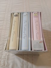 3-Piece, New Wedding Photo Album Set - Bridal Library, Sealed, Free Shipping