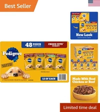 Choice Cuts in Gravy Adult Wet Dog Food - 48-Count Variety Pack, 3.5oz Pouches