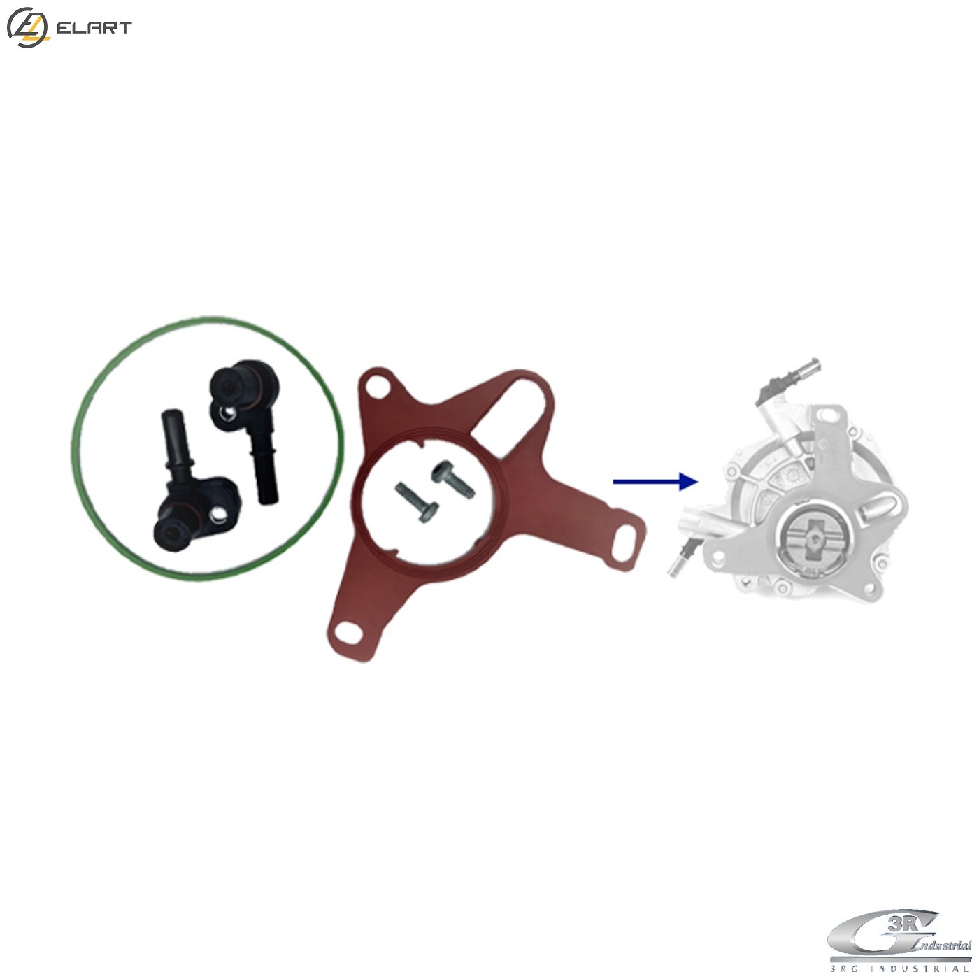 REPAIR SET VACUUM PUMP (BRAKING SYSTEM) 74200 FOR PEUGEOT EXPERT/Van/Bus 3008