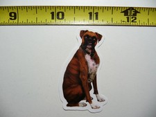 TOUGH BOXER DOG FUNNY SMALL STICKER DECAL CUT PET DOG PUPPY FUN FUNNY