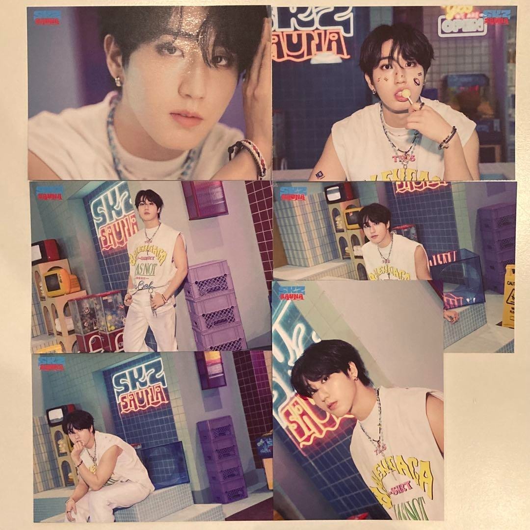 Stray KidsSKZ SAUNA JYP JAPAN POPUP 2025 Random Photo Card