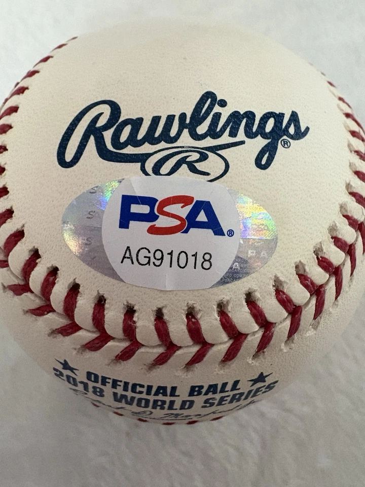 JSA Drew Pomeranz Signed 2018 World Series Baseball COA WS Champs inscr Red Sox - Image 4 of 4