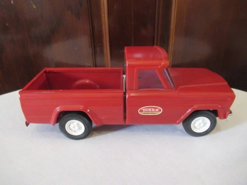 Vintage Red Tonka Jeep Pickup Truck