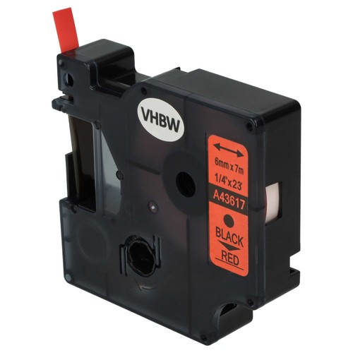 Cartouche à ruban pour Dymo LabelManager 400 300 350 280 360D 350D noirrouge - Afbeelding 8 van 9