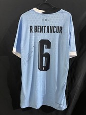Uruguay 2024 25 Home Signed Shirt #6 R. Bentancur with proof