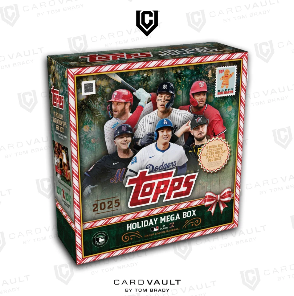 2025 Topps Holiday Baseball Factory Sealed Mega Box (QUANTITY!)