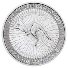 2023-P $1 Australia Silver Kangaroo 1 oz BU