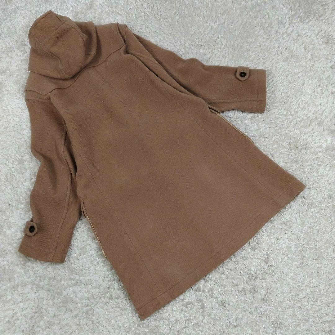 Herringbone Buffalo Toggle Button Duffle Coat M-L… - image 6