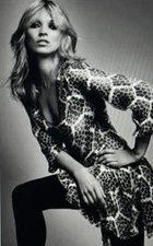 KATE MOSS TOPSHOP FLAPPER RED BLUE FLORAL PRINT DRESS FITS A 10 (OFFICIAL 12)