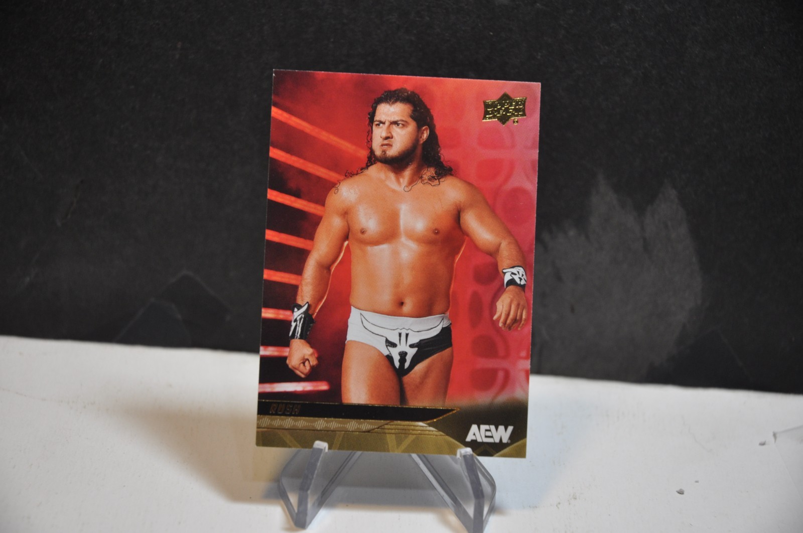 2025 Upper Deck AEW All Elite Wrestling card gold # 39 Rush roh njpw