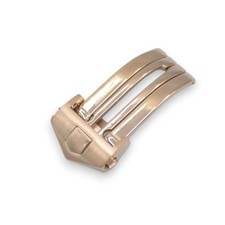 Carrera Monaco 18mm Rose Gold Color Deployment Clasp For Tag Heuer