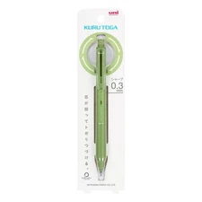 Mitsubishi Kurutoga KS Mechanical Pencil 0.3mm Herb Green Writing Instrument