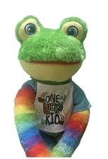 NWT Toadally Funky Frogs 24” Plush With Shirt Cute Things Come In Tiny Packages