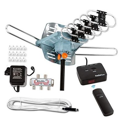  HDTV Antenna Amplified Digital Outdoor Antenna 150 Miles Range, 360 Degree 