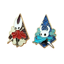 2pcs Hollow Knight: Silksong Hornet Metal Badge Enamel Pin Brooch figure pin