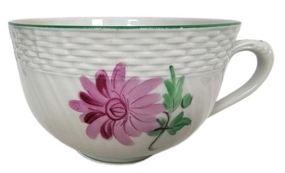 Vintage Tertia Herend Teetasse geflochten gemusterter Rand selten fasst 1 Pint 1700