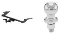 Curt Trailer Hitch Tow Package 1-14in Receiver 1-78in Ball Mount 116203 40161