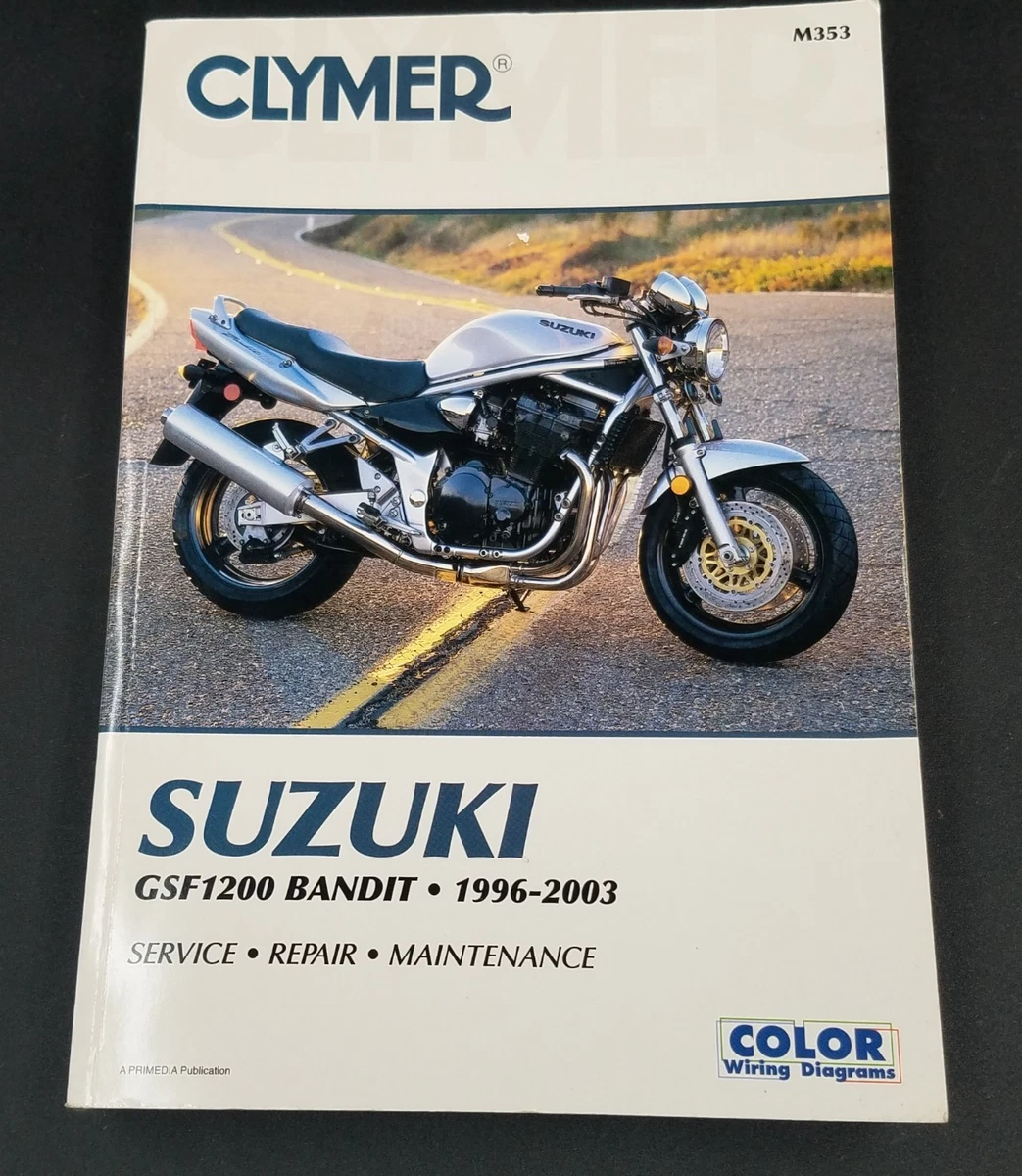 Bandit 1200 GSF1200 Motorcycle Repair Manuals & Literature for