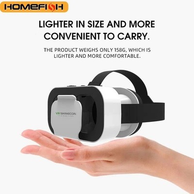 VR Headset 3D Virtual Reality Glasses for Smartphones 4.7-7.2'' iPhone Android