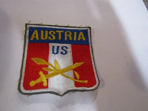 VINTAGE MILITARY PATCH WW2 ERA OR LATER US ARMY AUSTRIA HEADQUARTERS