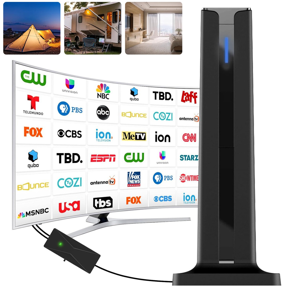 Smart Tv Freeview Aerial Booster Freeview TV Aerial 250+ Miles 360