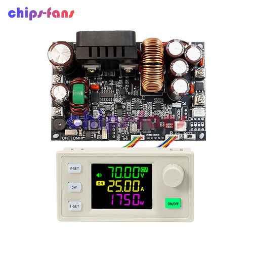 XY7025 CNC DC Modulo Alimentatore Buck Regolabile Regolatore di Tensione 25A/1750W - Foto 25 di 26