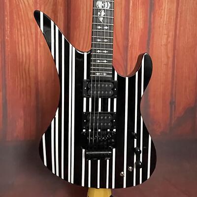 Black Electric Guitar Schecter Synyster Gates Double Tremolo Bridge HH Pickups